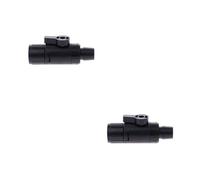 Saiyana Suministros para mascotas, conectores rápidos de tubería de agua, conector de empuje recto, kit de accesorios de plástico para manguera de 1/2 pulgada, fácil de usar