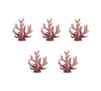 Saiyana Suministros para mascotas, decoración de acuario, pequeños adornos de coral de poliresina para pecera, decoración de coral, escondite de peces de resina artificial, decoraciones de coral