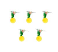 Saiyana Suministros para mascotas, mascota para gato, bola de plumas, juguete interactivo para mascotas para gatos gatitos al aire libre interactivo para jugar a buscar