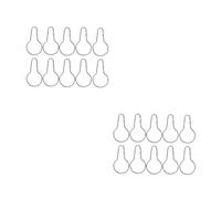 Saiyana Suministros para mascotas, piezas de juguete para pájaros, loro, paquete de 10 ganchos de acero inoxidable, conector de metal duradero y reutilizable para animales pequeños
