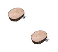 Saiyana Suministros para mascotas, soporte de madera para pájaros, plataforma de madera natural, para periquitos, cacatúas, conures, tortolitos