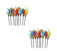 Saiyana Suministros para mascotas, varita de juguete para gatos con campanas de plumas, juguete interactivo para gatos, juguete interactivo de plumas, varita para gatos y gatitos
