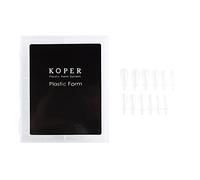 Saiyana Uñas postizas, 120 piezas de poligel, forma de uñas de gel para constructor de uñas, molde de uñas de gel transparente, cobertura completa, forma de ataúd