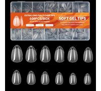 Saiyana Uñas postizas, puntas de extensión de uñas de ataúd extra rectas, largas y cuadradas, uñas postizas, uñas postizas francesas, manicura, salón de manicura, herramientas de arte de