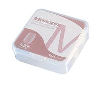 Saiyana Uñas postizas, puntas de uñas cuadradas de cobertura completa, puntas de uñas postizas de almendra, uñas postizas cuadradas cónicas, puntas de uñas acrílicas