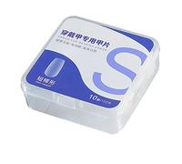 Saiyana Uñas postizas, puntas de uñas cuadradas de cobertura completa, puntas de uñas postizas de almendra, uñas postizas cuadradas cónicas, puntas de uñas acrílicas