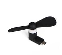 Saiyana Ventilador de puerto tipo C para dispositivos portátil USB C accesorio de verano ventilador de teléfono móvil