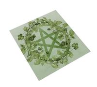 Saiyana Verde Pentagramas Tarots Mantel Patrón Estrella Mesa Cubre La Adivinación Mantel Para Juego De Mesa Y Entretenimiento