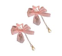 Saiyana Y2K - Juego de 2 pinzas para el pelo para mujer y niña, diseño de estrella, accesorio para el hogar, broches de metal para el cabello