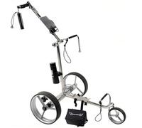 SAIYERUS Carrito de Golf Eléctrico Inteligente de Alta Gama con Control Remoto, Plegable, Batería de Litio de 10Ah, Crucero de Distancia Fija y 9 Velocidades, Velocidad Máx de 12km/h, Alcance 20km