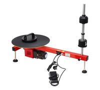 SAIYERUS Empacadora de Película Envolvente Eléctrica Tipo T, Empacadora de Película Envolvente Eléctrica, Máquina de Envoltura de Cartón, Mesa Giratoria de 40cm, para Película de 20-70cm