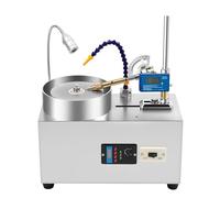SAIYERUS Máquina de Facetado y Pulido de Gemas, 0-3000 RPM, Rueda Índice de 96 Divisiones para Manipulación Precisa, Pulidor y Amolador de Jade con Pantalla Digital, para Cuchillos, Sellos, Cristal
