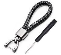 Saizone Llavero de Cuerda de Cuero Trenzado - Llaveros Originales para Hombre y Mujer, Coche, Moto, Llaves de Casa y Oficina