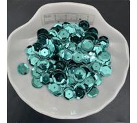 SAJMAKUWLA Lentejuelas, Copa de Base Plateada 10 g, 3 mm, 4, 6 y, Acero Inoxidable, for Ropa, Sombreros, Zapatos, Accesorios Hechos a Mano(Light Blue,10g 3mm Deep Cup)