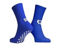 SAK Grip Anti-Slip Football Socks - Enhanced Traction Grip Socks for Football Players, Comfortable and Durable Athletic Socks (FR/ES, Números, 41, 46, Regular, Regular, Blue)