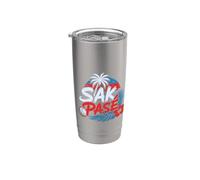 Sak Pase Herencia criolla haitiana Haití diciendo orgullo Vaso térmico de acero inoxidable de doble pared