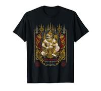 Sak Yant Amanecer Vintage Tatuaje Tailandés Sagrado Camiseta
