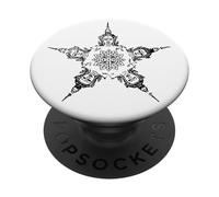 Sak Yant Selección Tatuajes Yantra Buda Monje Tailandia PopSockets PopGrip Adhesivo