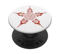 Sak Yant Selección Tatuajes Yantra Buda Monje Tailandia Wat PopSockets PopGrip Adhesivo