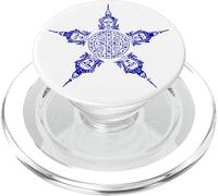 Sak Yant Selección Tatuajes Yantra Buda Wat Monje Tailandia PopSockets PopGrip para MagSafe