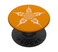Sak Yant Tailandia Selección Tatuajes Yantra Buda Monje PopSockets PopGrip Adhesivo