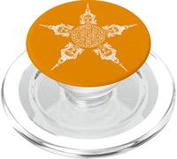 Sak Yant Tailandia Selección Tatuajes Yantra Buda Monje PopSockets PopGrip para MagSafe