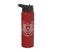 Sak Yant Twin Tiger - Muay Thai Magical Tattoo Strength Stainless Steel Insulated Water Bottle