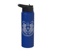 Sak Yant Twin Tiger - Muay Thai Magical Tattoo Strength Stainless Steel Insulated Water Bottle