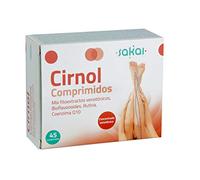 Sakai - Cirnol comprimidos con Ginkgo, Castaño de Indias y Rusco- Favorece la circulación sanguínea, ayuda a evitar las piernas cansadas y su hinchazón. Previene las varices vasculares. Con Coenzima Q10