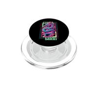 Sakai City Synthwave 80s Dragón Asiático Vaporwave PopSockets PopGrip para MagSafe