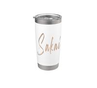 Sakai Japón Diseño elegante vintage Vaso térmico de acero inoxidable de doble pared