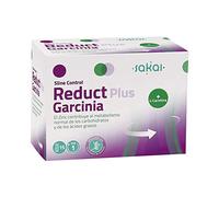 Sakai Laboratorios - Sline Control Reduct Plus Garcinia Cambogia + Zinc + L-Carnitina. Quemagrasas potente, saciante, termogénico y previene la retención de líquidos. Complemento alimenticio