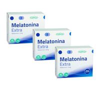 Sakai Melatonina Extra 1,9mg - Pack Ahorro 3 x 60 Cápsulas - Fácil consumo - Fórmula Vegana - Sin Azúcar, Sin Gluten y Sin Lactosa - Ayuda a Conciliar el Sueño + Jet Lag