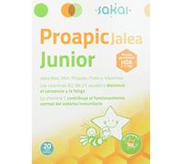 Sakai Proapic Jalea Junior 20 Viales, color Amarillo, 10 ml - Pack de 20