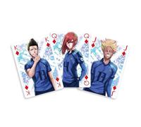 SAKAMI - Blue Lock - 52 Cartas - póquer, Juego de Cartas, baraja, Cartas de reproducción - Original y con Licencia