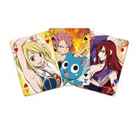 SAKAMI - Fairy Tail - 52 Cartas de póquer, Juego de Cartas, baraja, Cartas de reproducción - Original y con Licencia