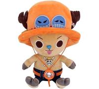 SAKAMI One Piece Chopper Figura de Chopper X Ace de Peluche, Juguete, 11 cm, Original y con Licencia