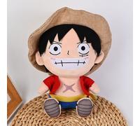 SAKAMI - One Piece - Monkey D. Luffy - Luffy - Felpa, Figura de Peluche, Juguete - 20 cm - Original y con Licencia
