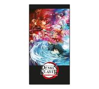 SAKAMI - Toalla de Playa Demon Slayer, Toalla de Playa - 150 x 75 cm - Original & licenciada