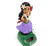 Sakamura Energy Dance 1PC Solar Swing Juguete Hawaiana Falda la Belleza la muñeca energía Solar Auto la decoración Interiores decoración del Coche Figura