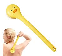 Sakamura Limpiador de Ducha - Cepillo de baño Little Yellow Duck con Mango Largo - Back Brush Back Scrubber para Cepillado húmedo o seco, Cepillo de Ducha, Cepillo de Espalda para Hombres y Mujeres