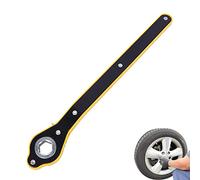 Sakamura Llave de carraca Jack Ratchet para coches | Llave de carraca para neumáticos de coche con asas, gato de tijera para garaje, rueda de neumáticos, mango para reparación de coches
