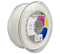 Sakata 3D Filaments Filamento flexible FLEX-920 - Impresión 3D - Biodegradable y Compostable - Alternativo al TPU -1 .75 mm - Dureza Shore A 89-1 kg - Fácil de imprimir - Blanco