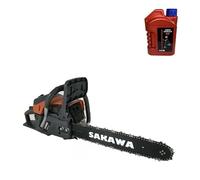 SAKAWA Motosierra Gasolina 58cc 16" + Aceite 2 Tiempos