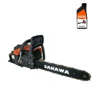SAKAWA Motosierra Gasolina 58cc 16" + Aceite Engrase Cadena