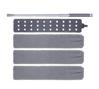Saker Plus Flat Duster, Saker Plus Artifacto de Limpieza de Polvo de Hueco retráctil, trapeador Plano Reutilizable, para electrodomésticos, hogar, Techo, persianas