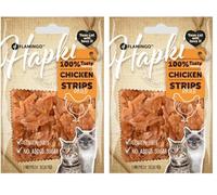 Sakioo Flamingo Snack Hapki - Tiras de Pollo para Perros - 100 g - Delicia Natural y Saludable - Ideal para Labrador, Beagle, Bulldog Francés, Schnauzer y Shih Tzu (Paquete de 2)