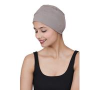 SAKUCHI Gorros de quimio de bambú para Pacientes con cáncer, Gorro de Dormir sólido, Tocado de cáncer, champán para Mujer Champán Mediano