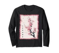 Sakura Cherry Blossom Arte Floral Japonés Manga Larga