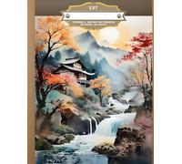 SAKURA CHERRY BLOSSOM AUTUMN Japanese Village Four Seasons * CORNELL NOTES NOTEBOOK Lined +BONUS: Address/Cell Phone/Email Contact - Journal Diary ... High School Ivy League University College